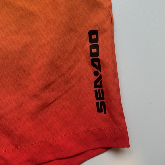 Sea-Doo Men’s 18″ Classic Boardshorts Orange - Picture 3 of 9